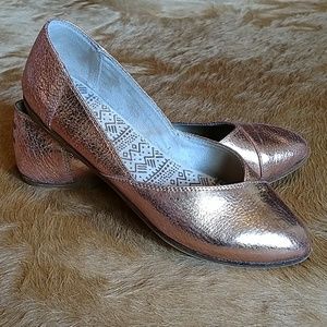 Toms Jutti Rose Gold Flats - 9